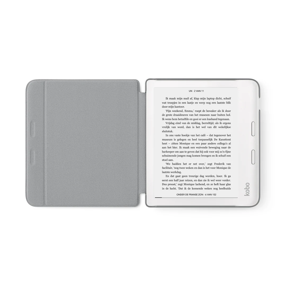 Kobo Libra 2 Basic SleepCover - Staalgrijs - Image 4